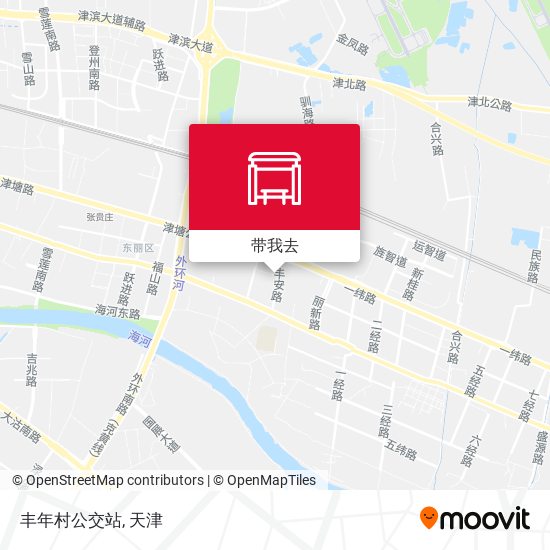 丰年村公交站地图