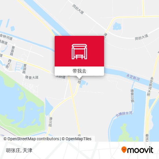 胡张庄地图