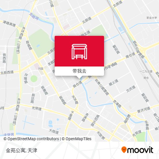 金苑公寓地图
