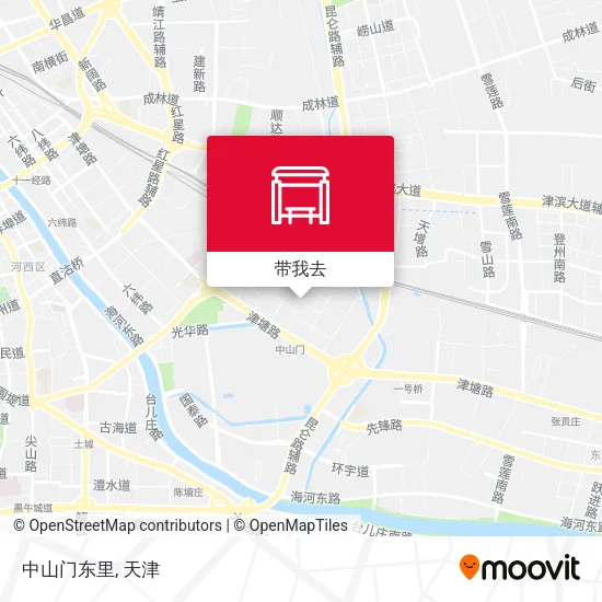 中山门东里地图