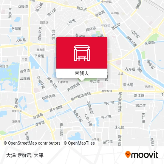 天津博物馆地图