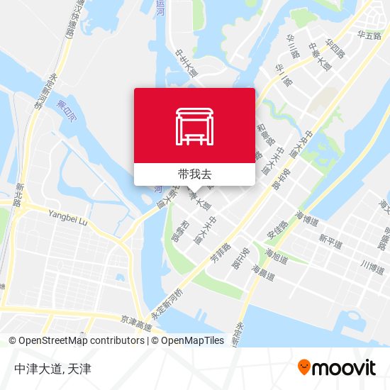 中津大道地图