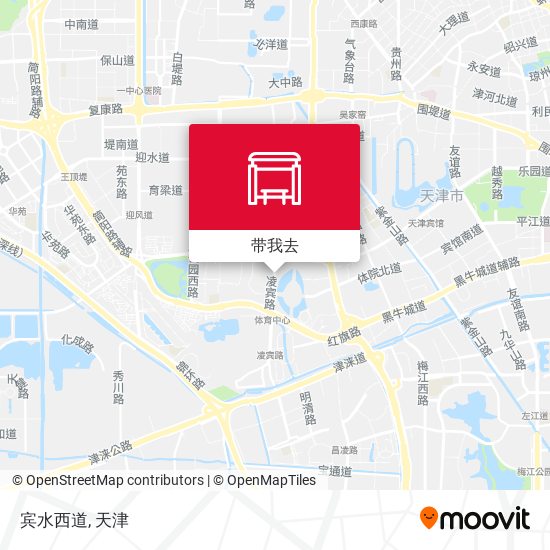 宾水西道地图