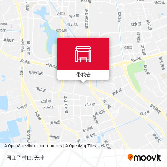 周庄子村口地图