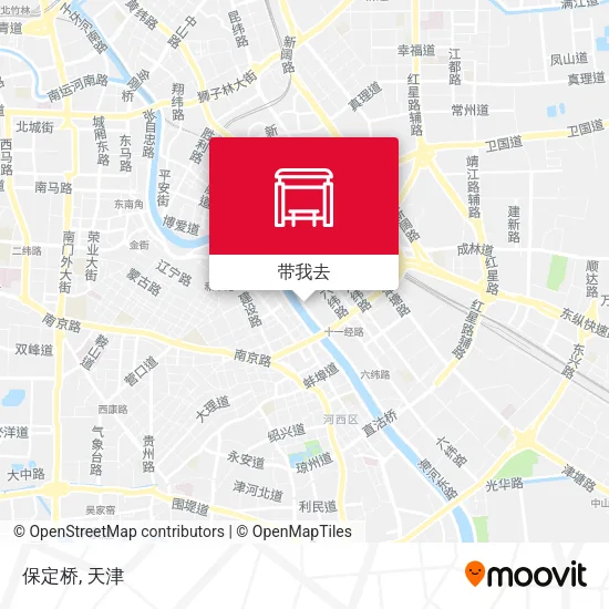 保定桥地图