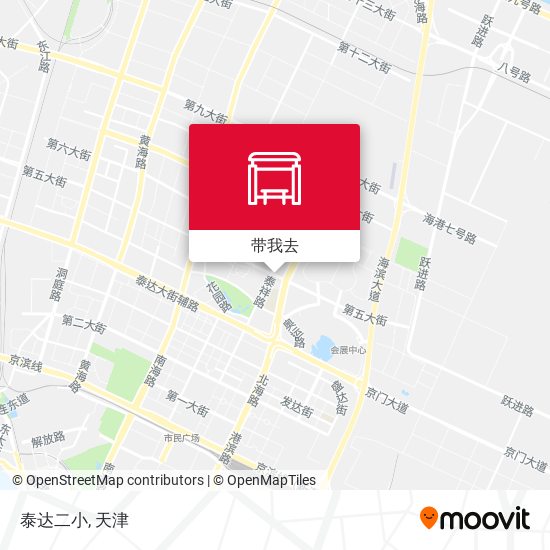 泰达二小地图