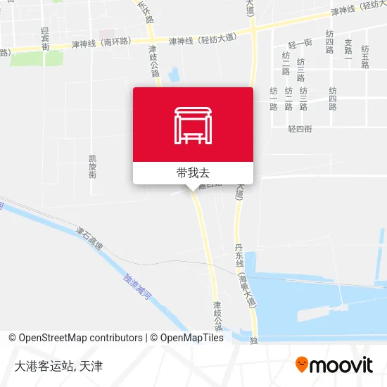 大港客运站地图