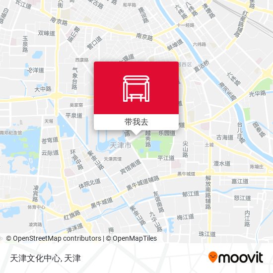 天津文化中心地图
