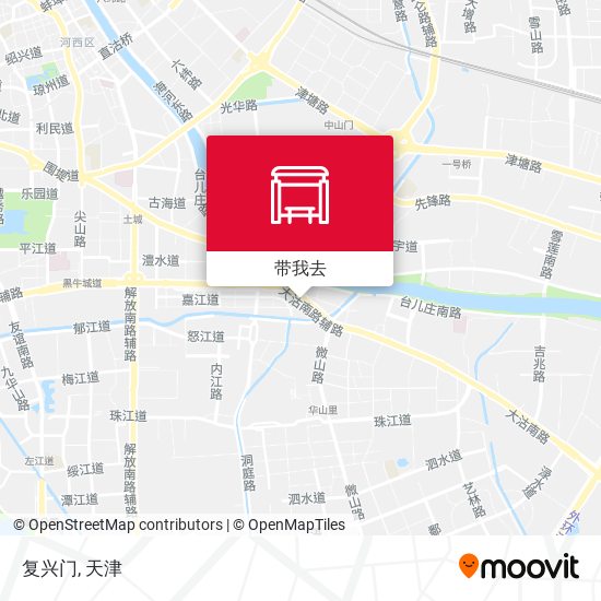 复兴门地图