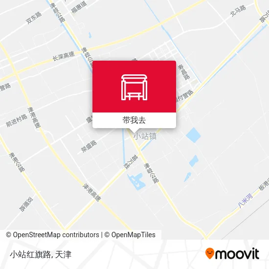 小站红旗路地图