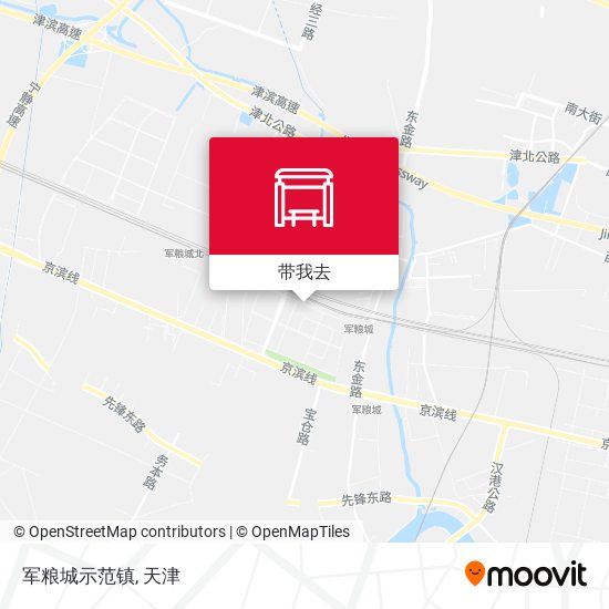 军粮城示范镇地图