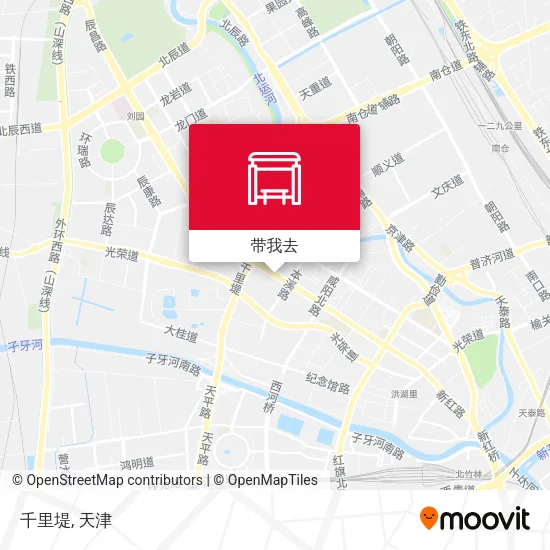 千里堤地图