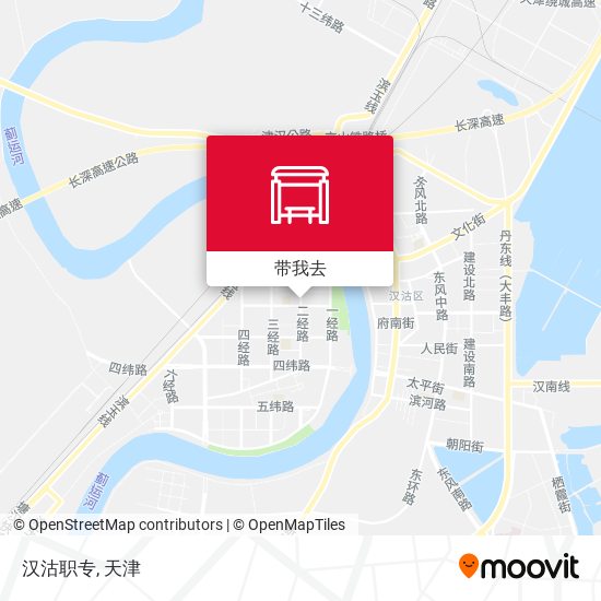 汉沽职专地图