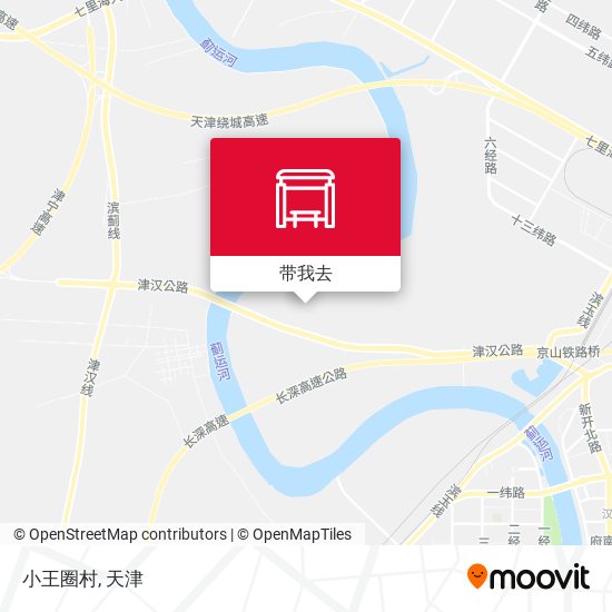 小王圈村地图