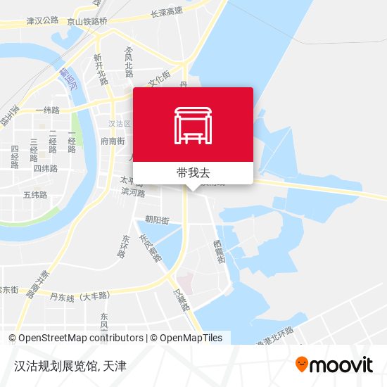 汉沽规划展览馆地图