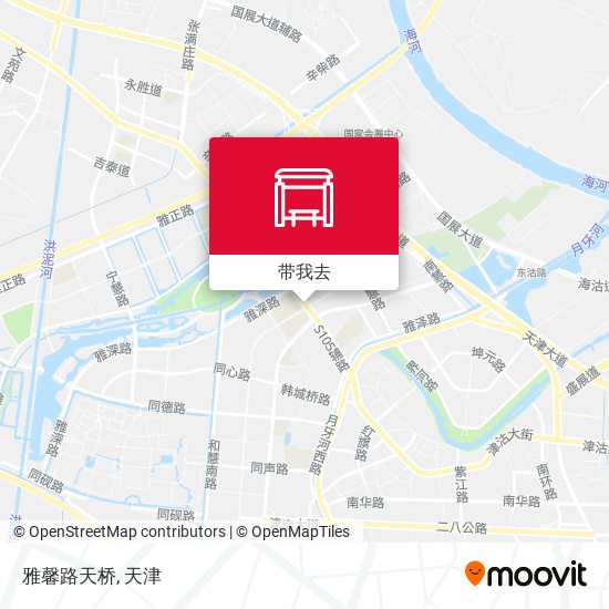 雅馨路天桥地图