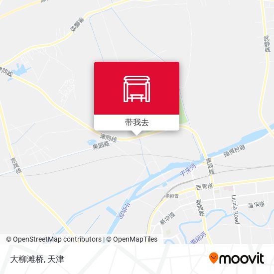 大柳滩桥地图