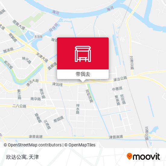 欣达公寓地图