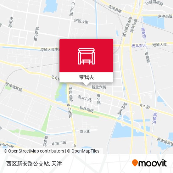 西区新安路公交站地图