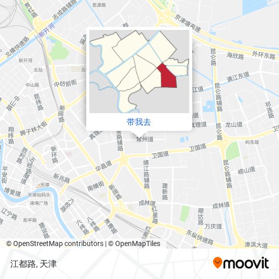 江都路地图