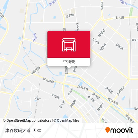 津谷数码大道地图