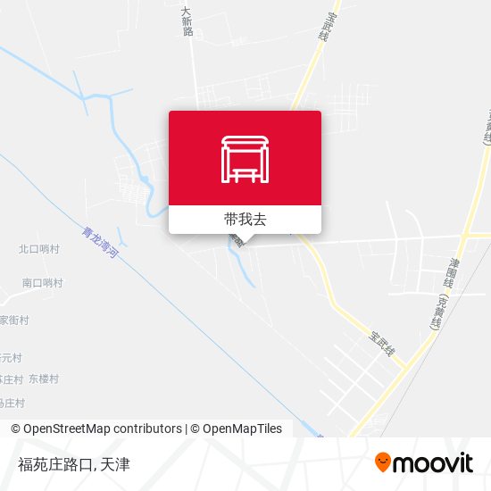 福苑庄路口地图