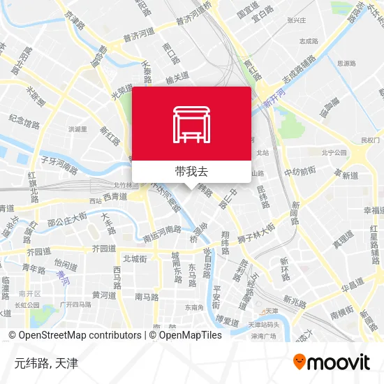 元纬路地图