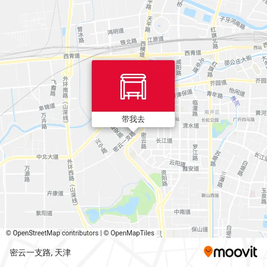 密云一支路地图
