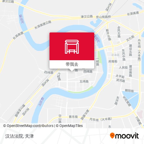 汉沽法院地图