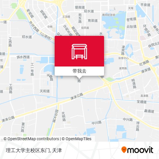 理工大学主校区东门地图