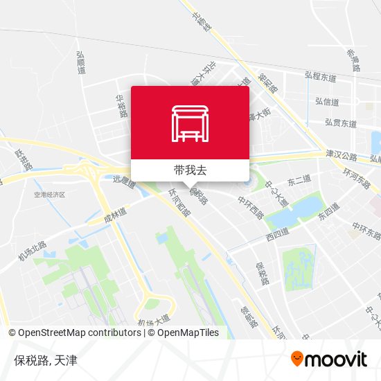 保税路地图