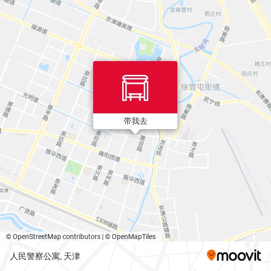 人民警察公寓地图
