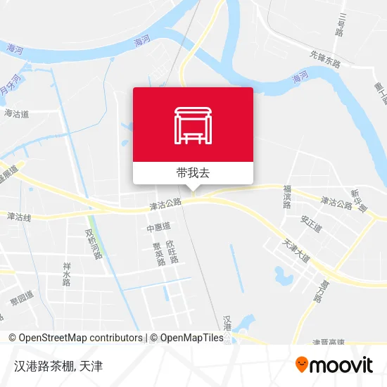 汉港路茶棚地图