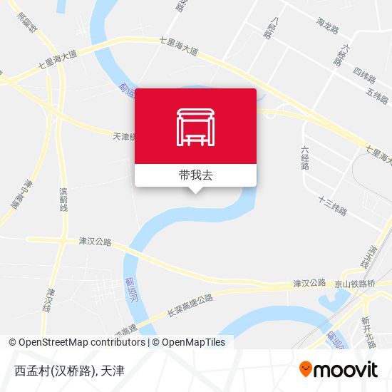 西孟村(汉桥路)地图
