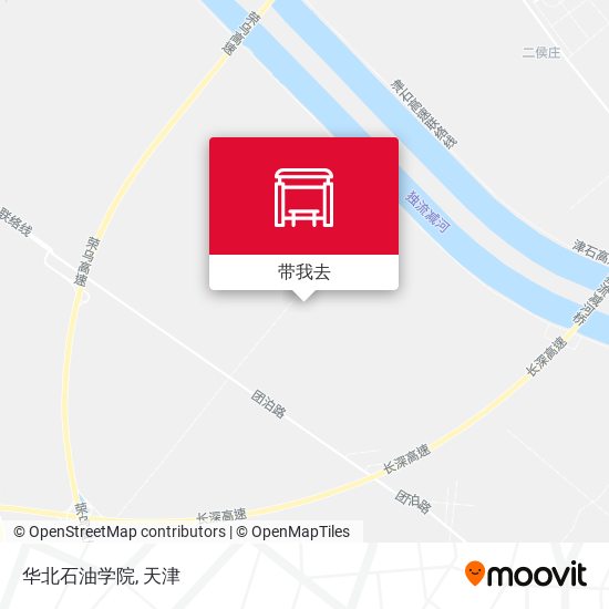 华北石油学院地图
