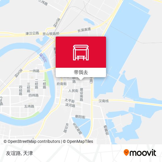 友谊路地图