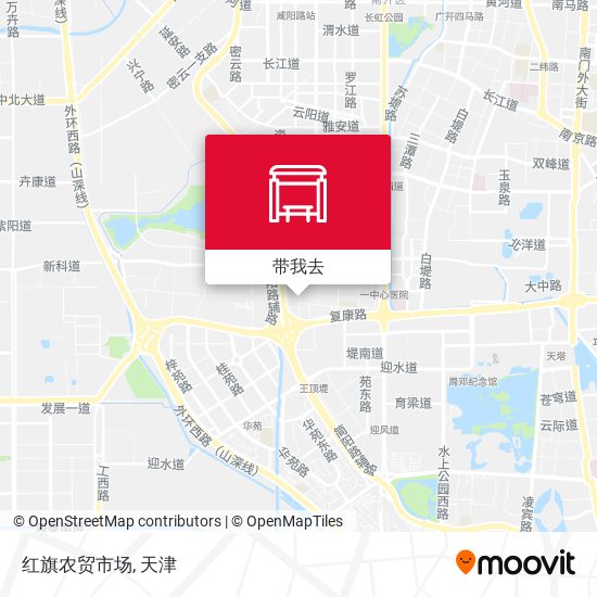 红旗农贸市场地图