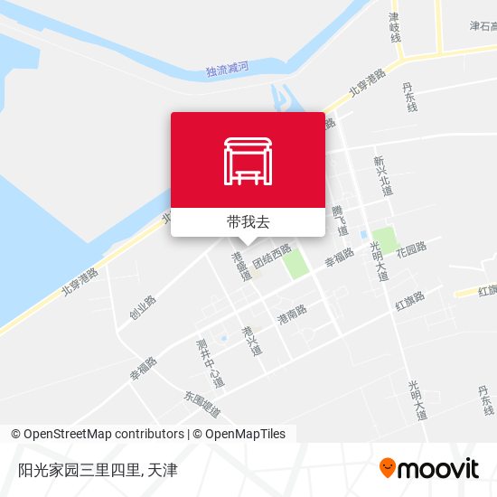 阳光家园三里四里地图