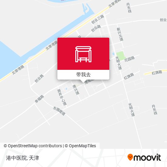 港中医院地图