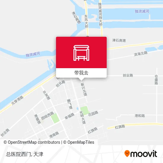 总医院西门地图
