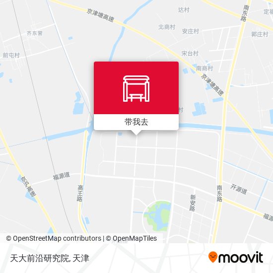 天大前沿研究院地图