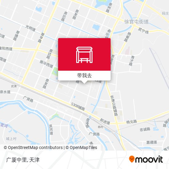 广厦中里地图