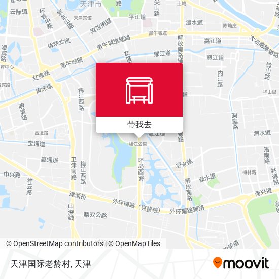 天津国际老龄村地图