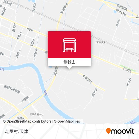 老圈村地图