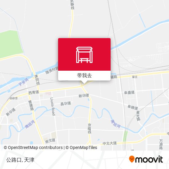 公路口地图