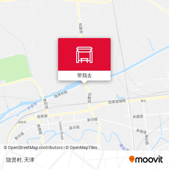 隐贤村地图