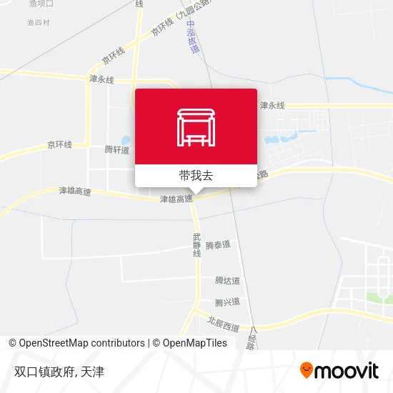 双口镇政府地图