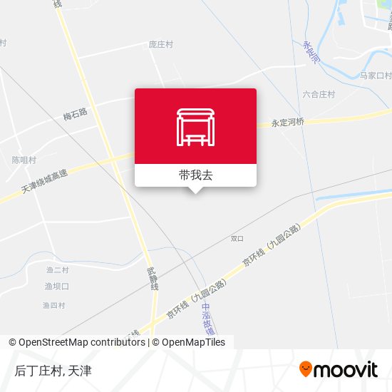 后丁庄村地图