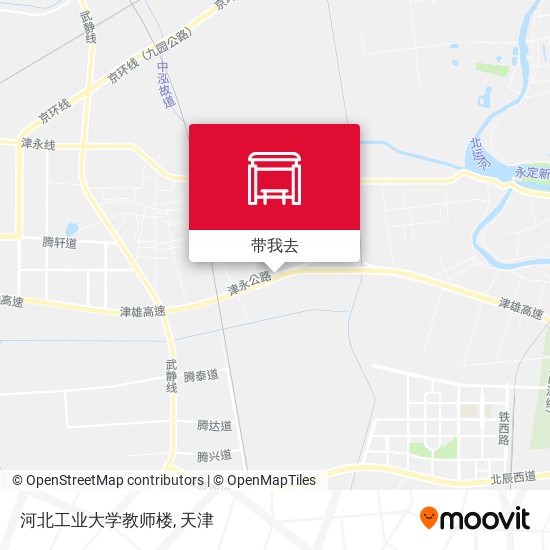 河北工业大学教师楼地图