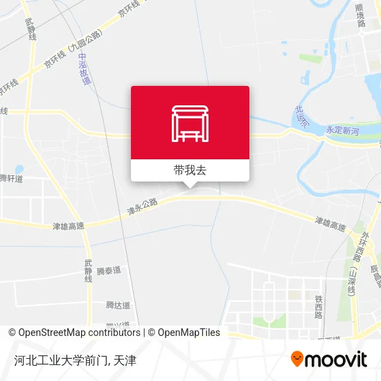 河北工业大学前门地图
